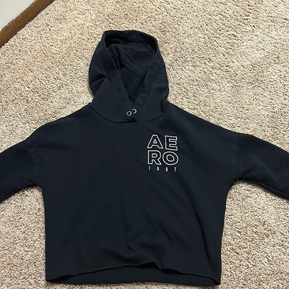Aeropostale Cropped Long Sleeve Hoodie
